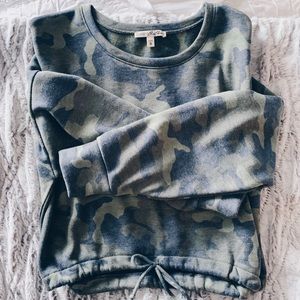 EXPRESS CAMO SOFT AND COZY SWEATSHIRT